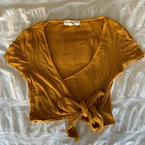 Urban Outfitters crop tie top
